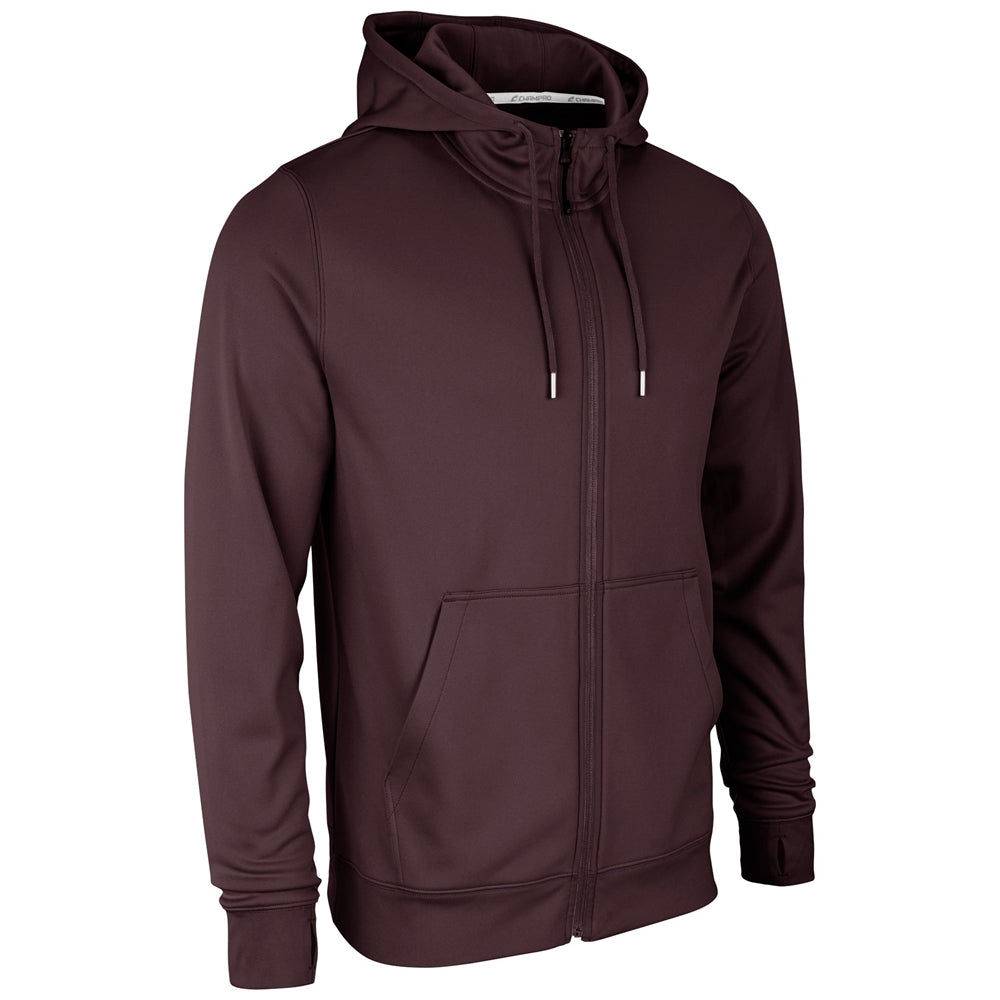 Lineup Fleece Zip Up Hoodie - Maroon - Adult - Medium