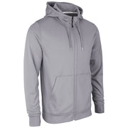 Lineup Fleece Zip Up Hoodie - Silver - Adult - 4XL