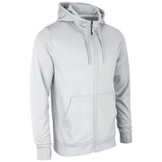 Lineup Fleece Zip Up Hoodie - White - Adult - Large
