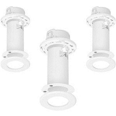 Ubiquiti Ceiling Mount 3 Pack, Compatible with U6 Mesh& FlexHD, Mounts to a Drop Ceiling Tile, Drywall Ceiling, or Solid Ceiling, Incl 2Yr Warr