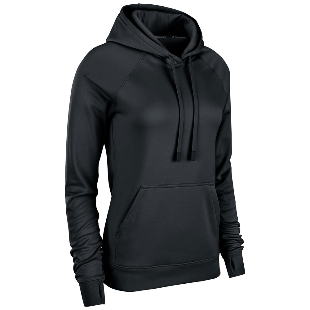 Lineup Fleece Hoodie - Black - Womens - XXLarge