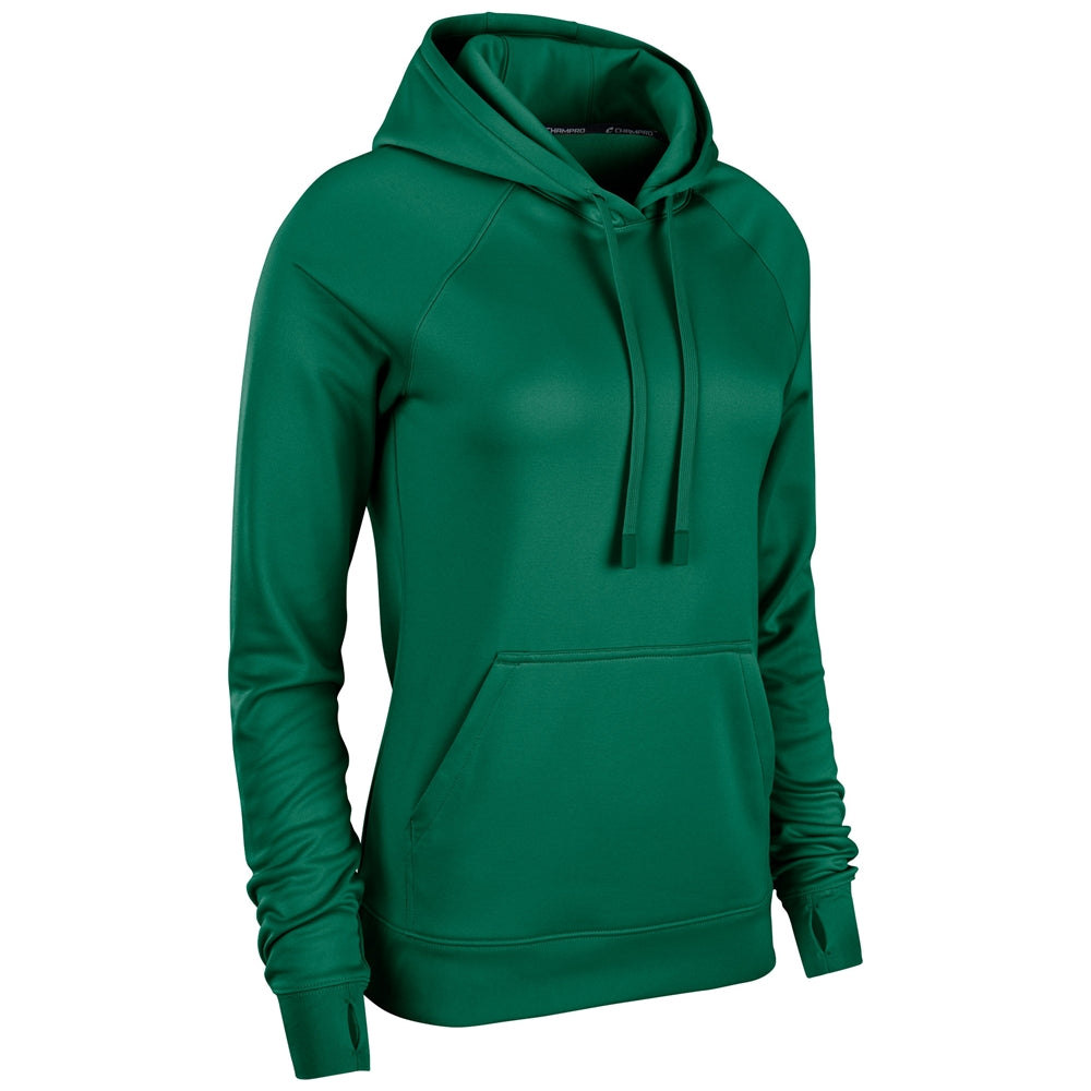 Lineup Fleece Hoodie - Forest Green - Womens - Extra-Large
