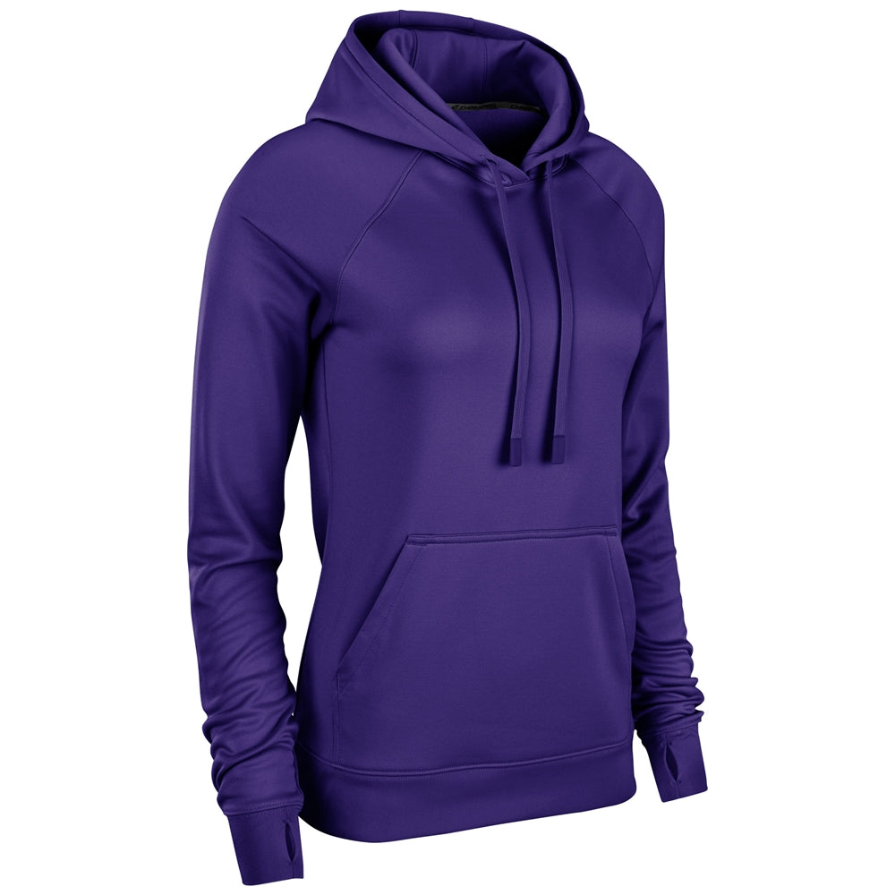 Lineup Fleece Hoodie - Purple - Womens - Large