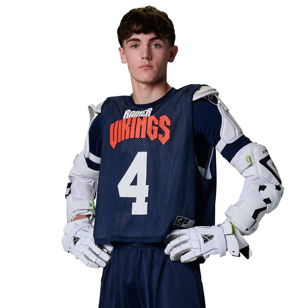 STICK Lacrosse Jersey - Navy, White - Adult - Medium