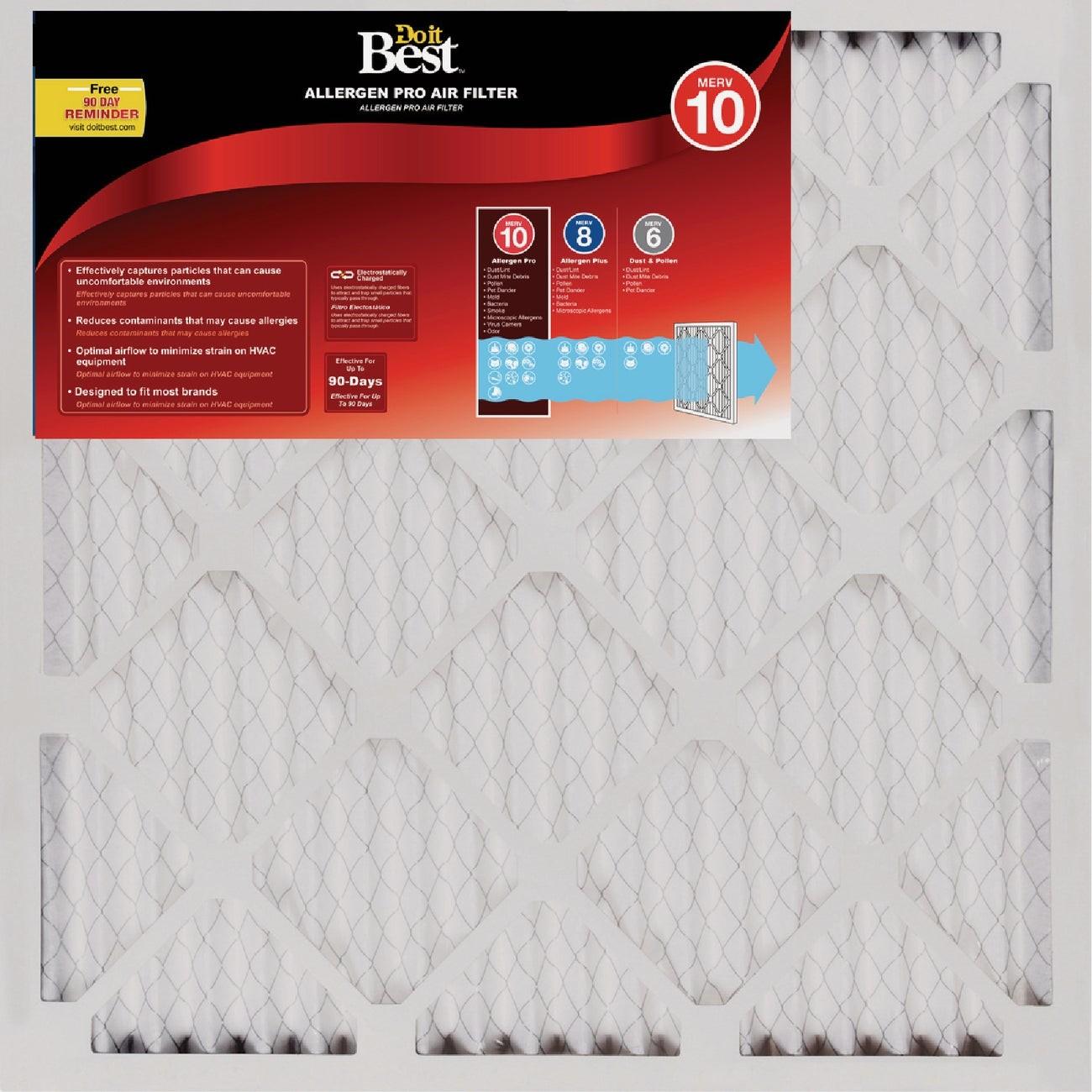 Do it Best 14 In. x 20 In. x 1 In. MERV 10 Furnace Filter (6-Pack)