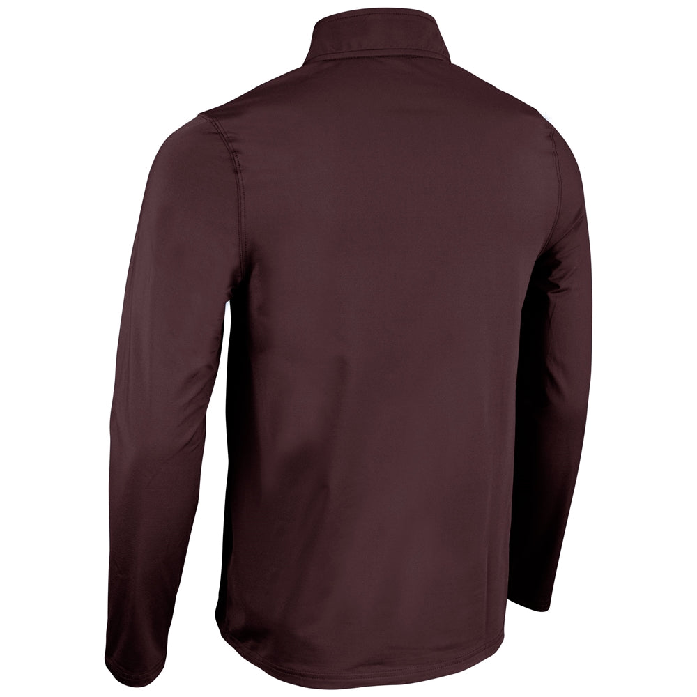 Performance 1/4 Zip - Maroon - Adult - Small