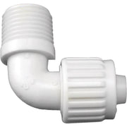 Flair-It 1/2 In. PEX x 1/2 In. MPT 90 Deg. Plastic Compression Male PEX Elbow (1/4 Bend)