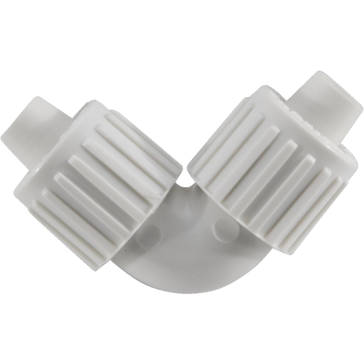 Flair-It 3/8 In. x 3/8 In. 90 Deg. Plastic Compression PEX Elbow (1/4 Bend)