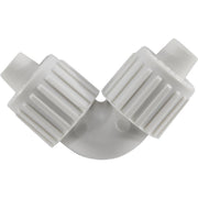 Flair-It 3/8 In. x 3/8 In. 90 Deg. Plastic Compression PEX Elbow (1/4 Bend)