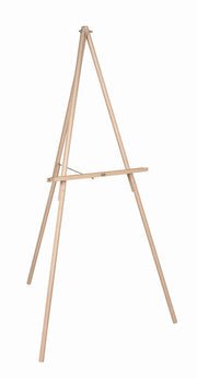 MasterVision Easel, Display, 3-Leg Lightweight, 63"H, Wood, Natural