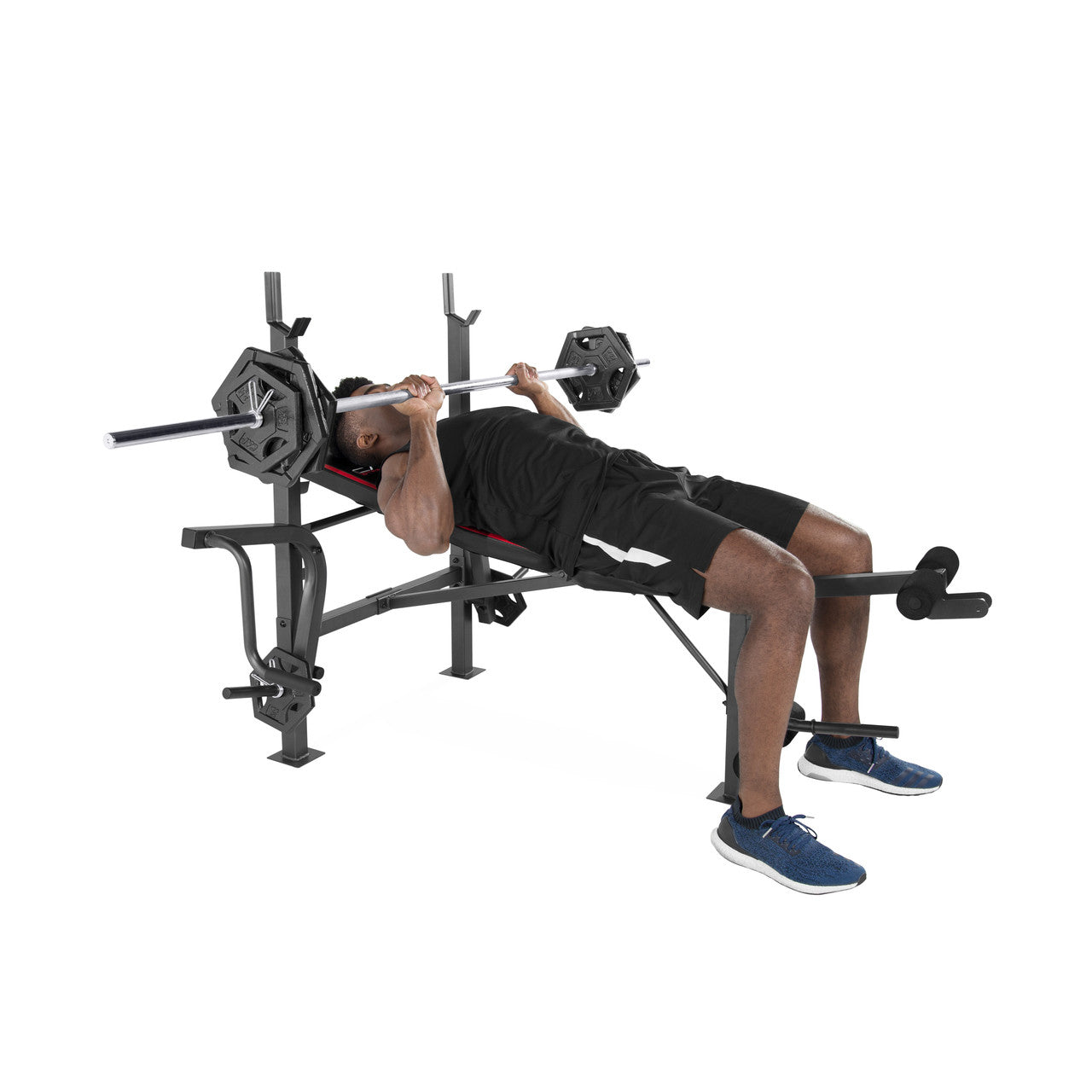 CAP STRENGTH STANDARD BENCH WITH BUTTERFLY AND PREACHER CURL