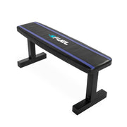 Fuel Pureformance Flat Weight Bench - Black, Blue Stripes