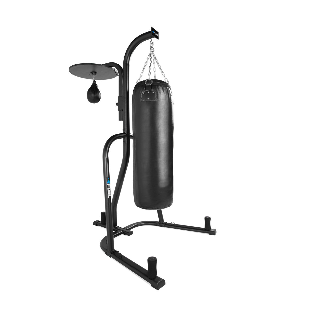FL Heavy Bag Stand with Speed Bag Platform-BLACK