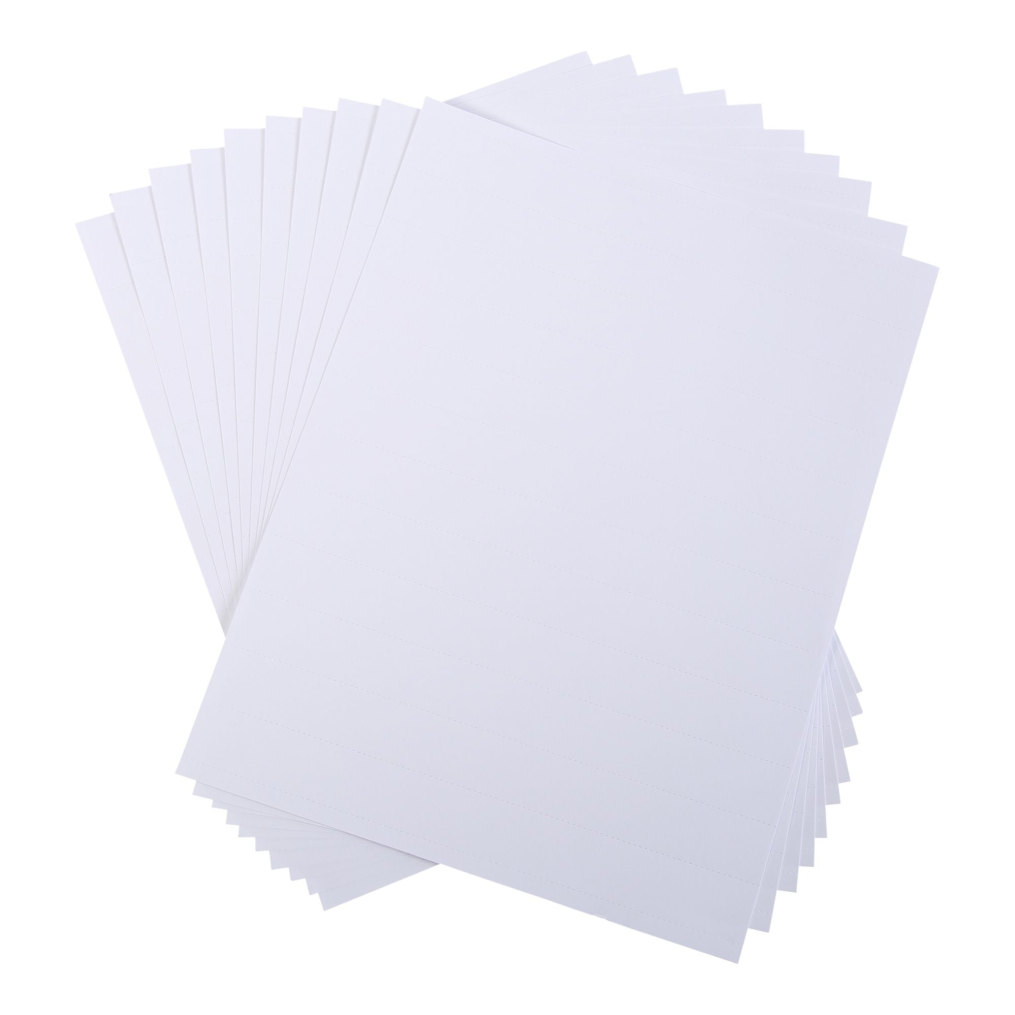 MasterVision , Accessory, Data Card Replacement Sheet 8.5x 11 Perforated every 1", White, 10 sheets