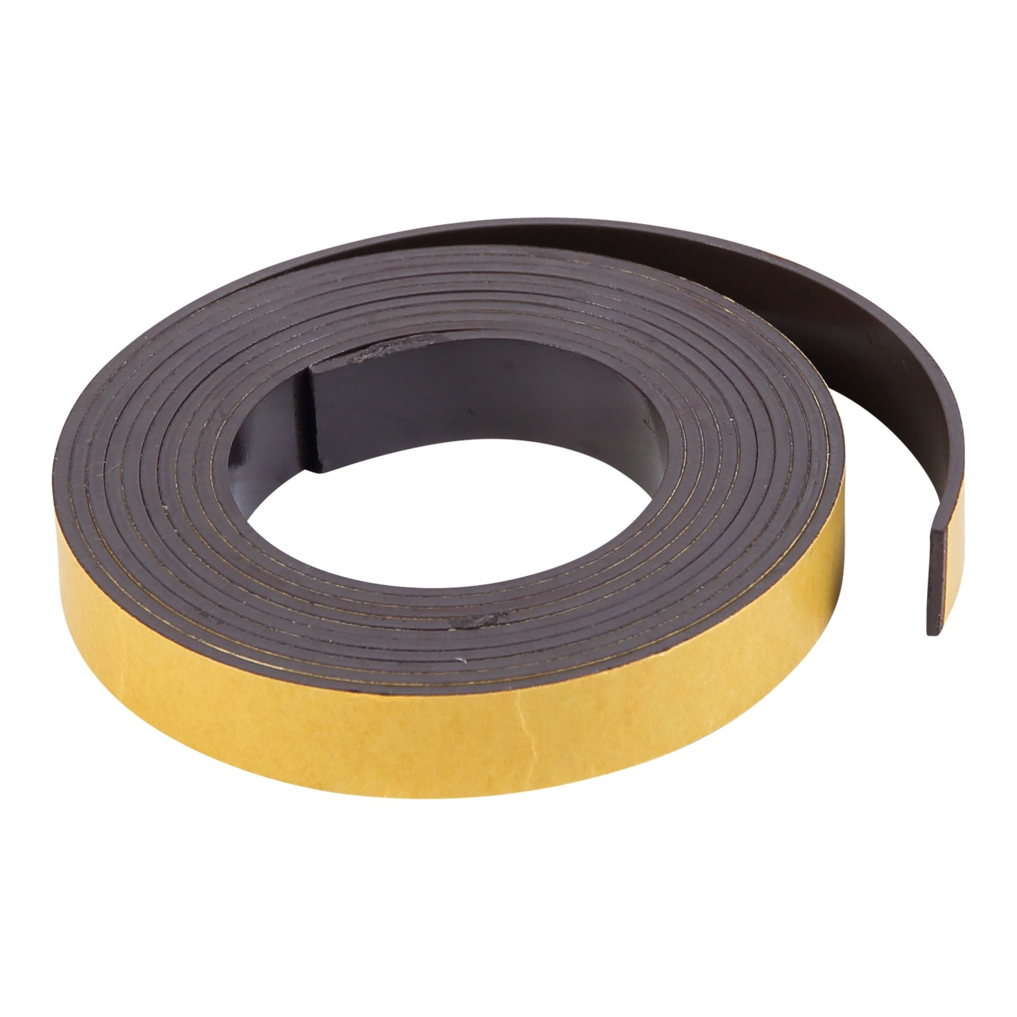 MasterVision Magnetic Adhesive Tape Roll 1/2"x 7" Black