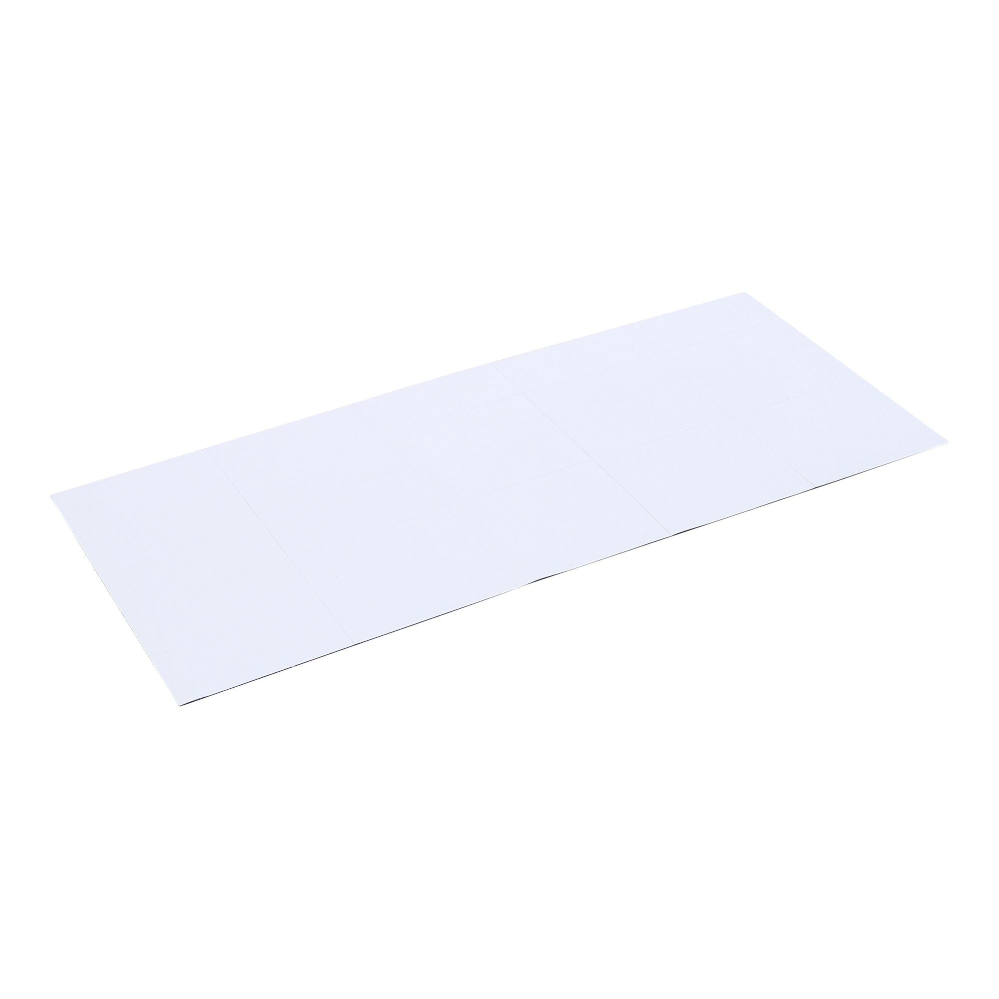 MasterVision Magnetic Write-on wipe-off Tape Strips 7/8"x 2" White 25 pc.