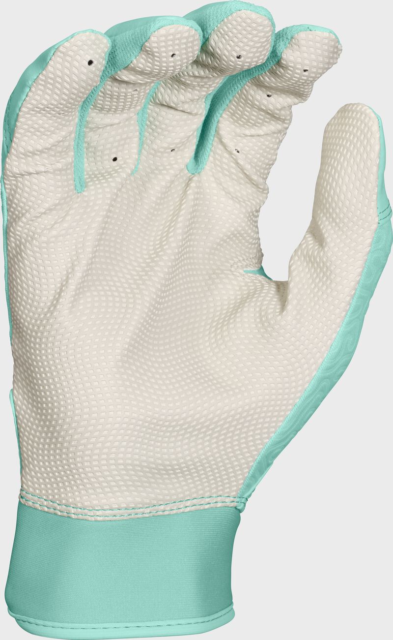 Easton Fundamental 2.0 Fastpitch Softball Batting Gloves - Large - White/Mint