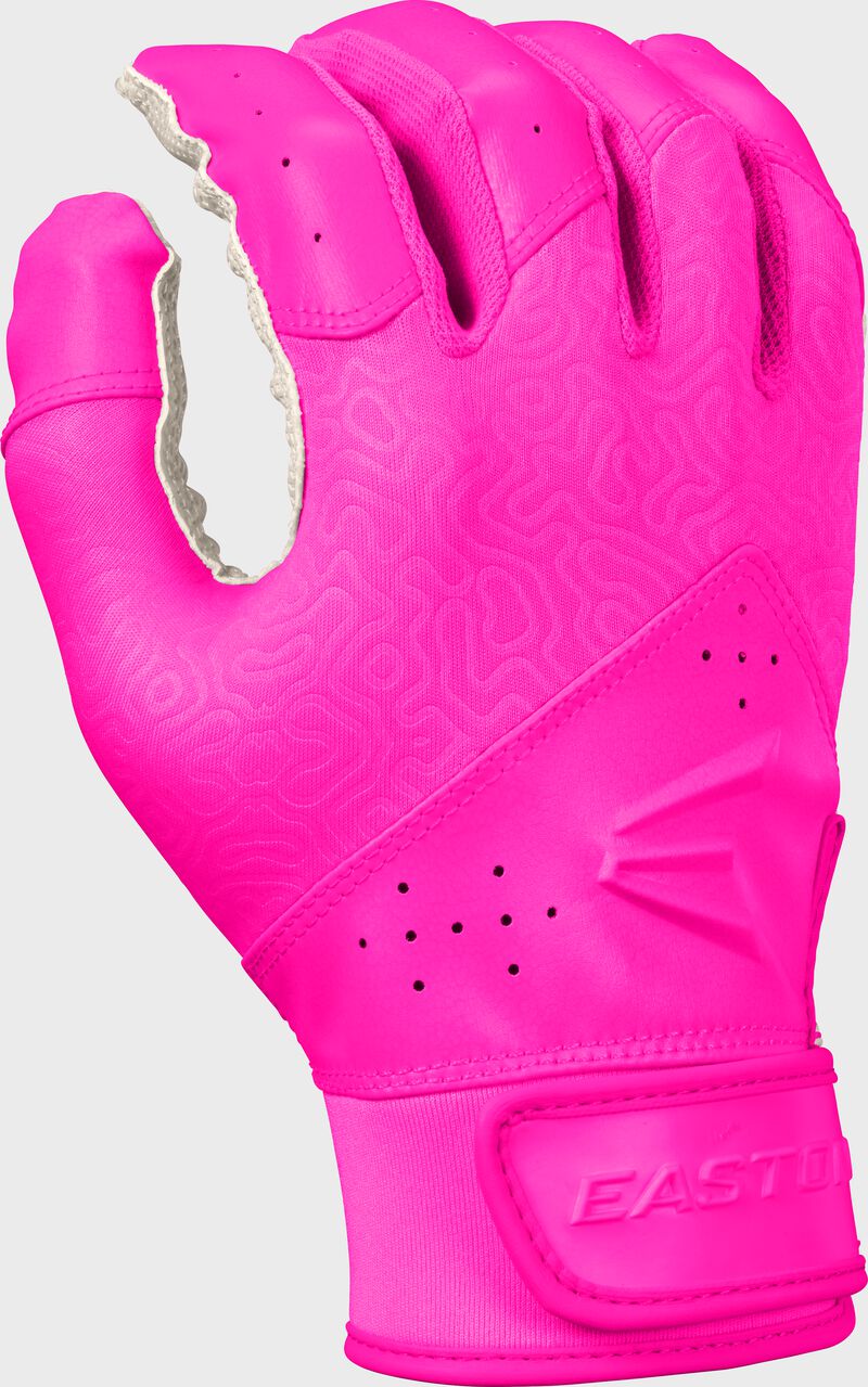 Easton Youth/Girls Fundamental 2.0 Fastpitch Batting Gloves - Medium - White/Pink