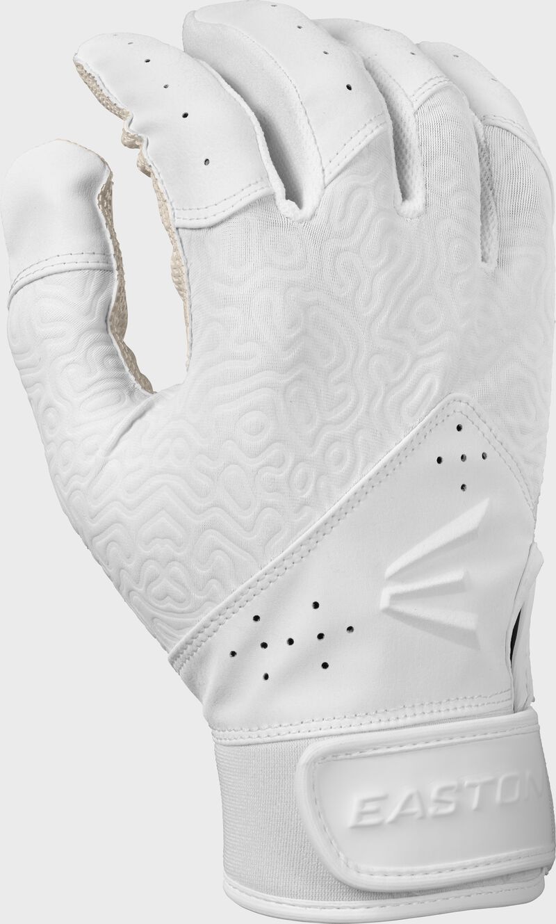 Easton Youth/Girls Fundamental 2.0 Fastpitch Batting Gloves - Large - White/White