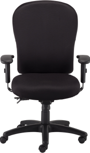 4X4 XL Office Chair - Black Fabric