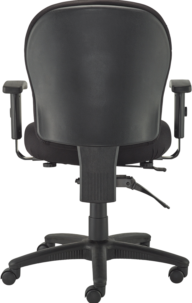 Racer Office Chair - Black Fabric