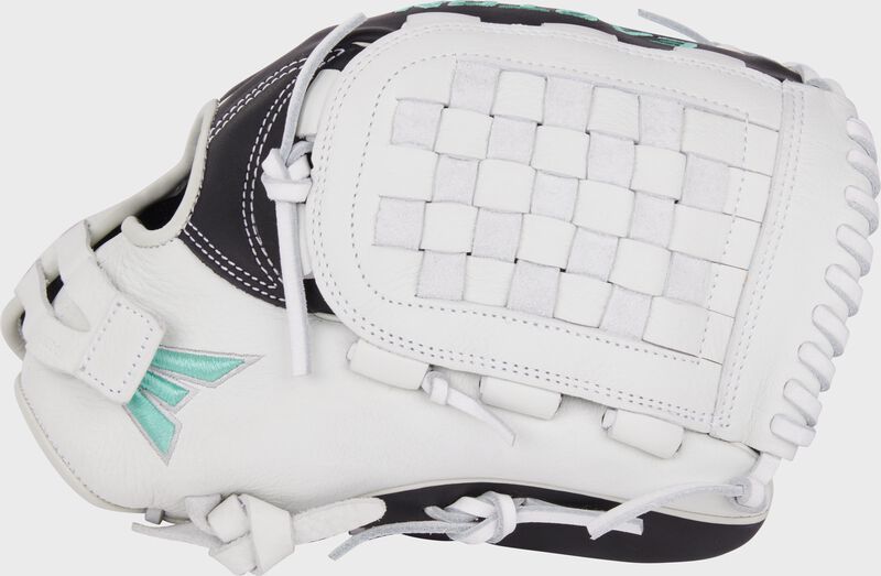 Easton Fundamental Fastpitch Series 12.5-Inch Softball Glove - Right Hand Thrower - Black/White