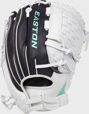 Easton Fundamental Fastpitch Series 12-Inch Softball Glove - Right Hand Thrower - Black/White