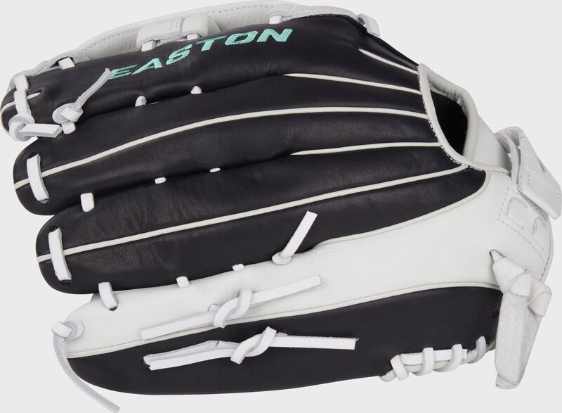 Easton Fundamental Fastpitch Series 13-Inch Softball Glove - Right Hand Thrower - Black/White