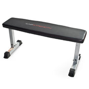 CAP Strength Flat Bench, Black/Gray