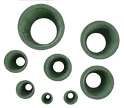 Adapter, Rubber Tapered for Funnels Set of 8.
