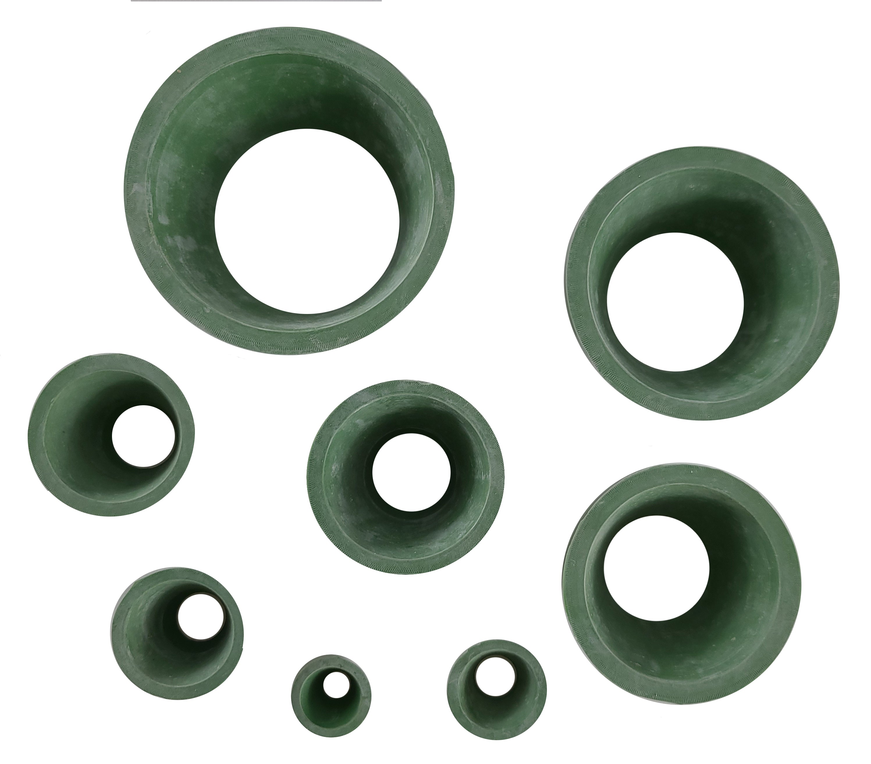 Adapter, Rubber Tapered for Funnels Set of 8.