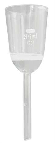 Funnel Sintered Borosilicate Glass medium 2 35ml.