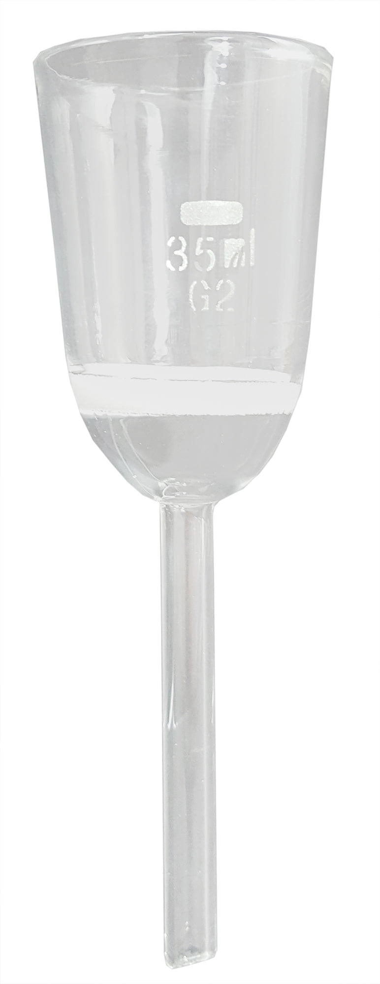 Funnel Sintered Borosilicate Glass medium 2 35ml.
