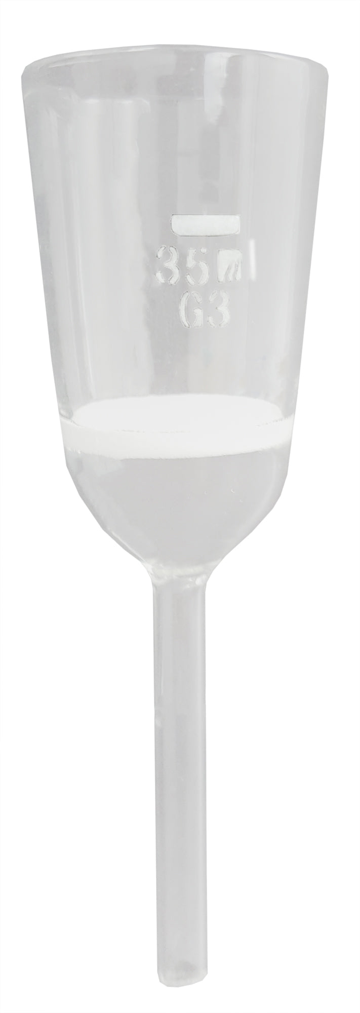 Funnel Sintered Borosilicate Glass Fine 3 35ml.