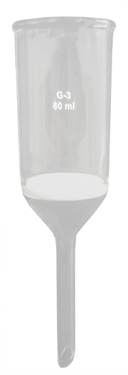 Funnel Sintered Borosilicate Glass Fine 3 80ml.