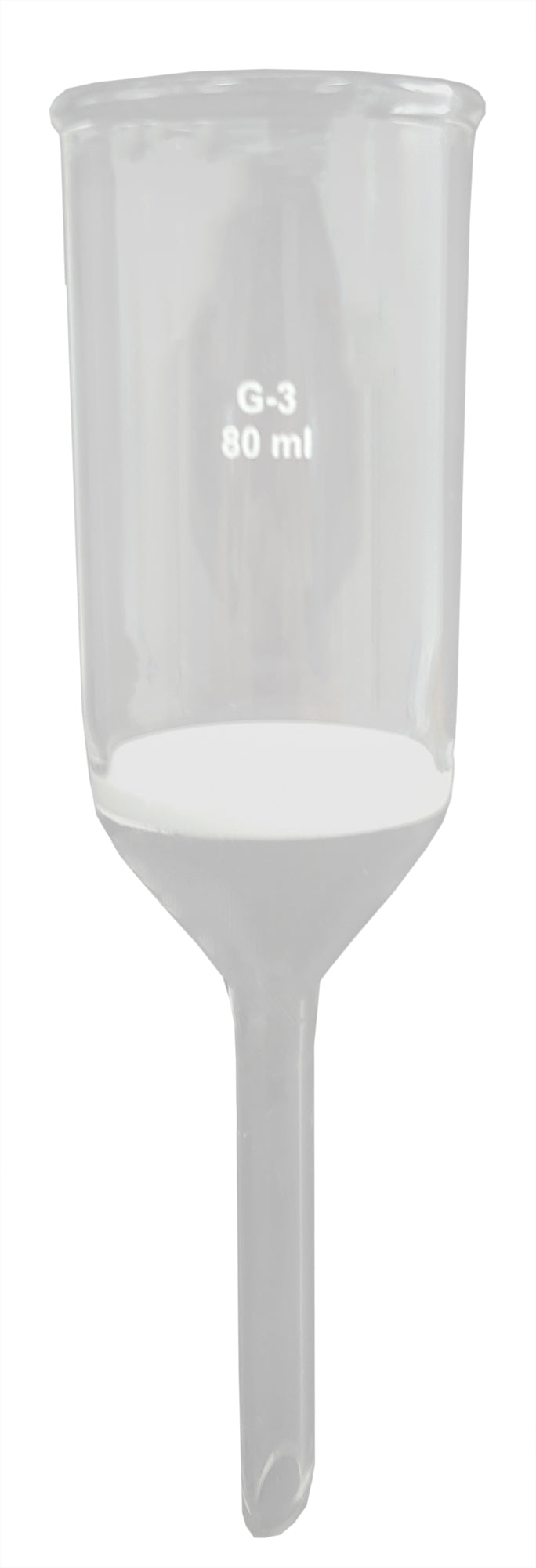 Funnel Sintered Borosilicate Glass Fine 3 80ml.