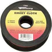 Forney 1 In. W x 10 Yd. L 320 Grit Premium Grade Emery Cloth