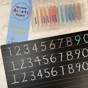 Activity Playmat- Numbers & Shapes (2-sided)