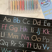 Activity Playmat- Letters (2-sided)