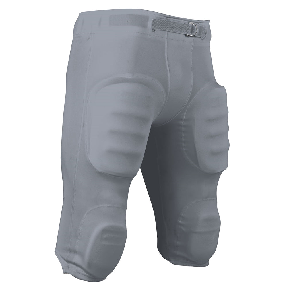 TOUCHBACK Football Practice Pant - Silver - Adult - Small