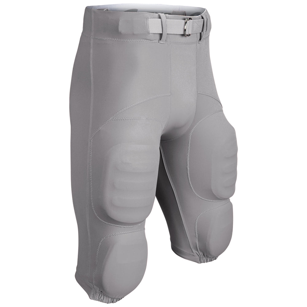 Conquest Football Pants - Silver - Adult - Large