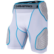 Bull Rush 5-Pad Girdle - White Grey Inset - Adult - Small