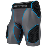 Bull Rush 5-Pc Girdle - Charcoal Black Inset - Adult - Large
