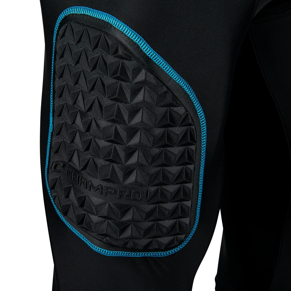 Bull Rush 7-Pad Girdle - Black Optic Blue - Adult - Extra-Large