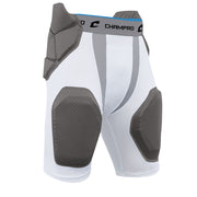Integrated Girdle w/ Built-in Hip - White Grey Inset - Adult - Medium