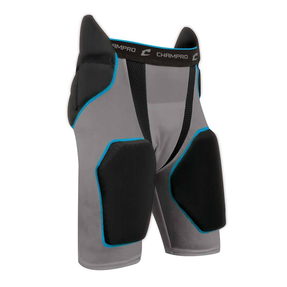 Integrated Girdle w/ Built-in Hip - White Grey Inset - Adult - 3XL