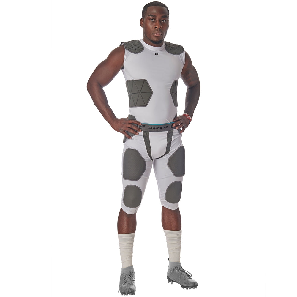 Man-Up - 7-Pad Girdle - White - Adult - 4XL