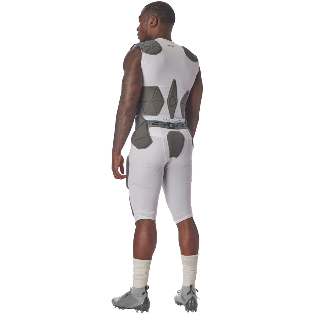 Man-Up - 7-Pad Girdle - White - Youth - Medium