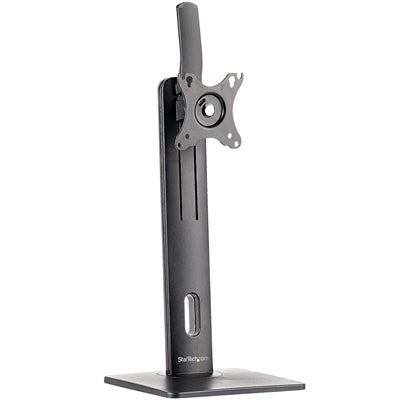 StarTech.com Free Standing Single Monitor Mount - Height Adjustable Monitor Stand - for VESA Mount Displays up to 32" (15lb/7kg) - Ergonomic Monitor S