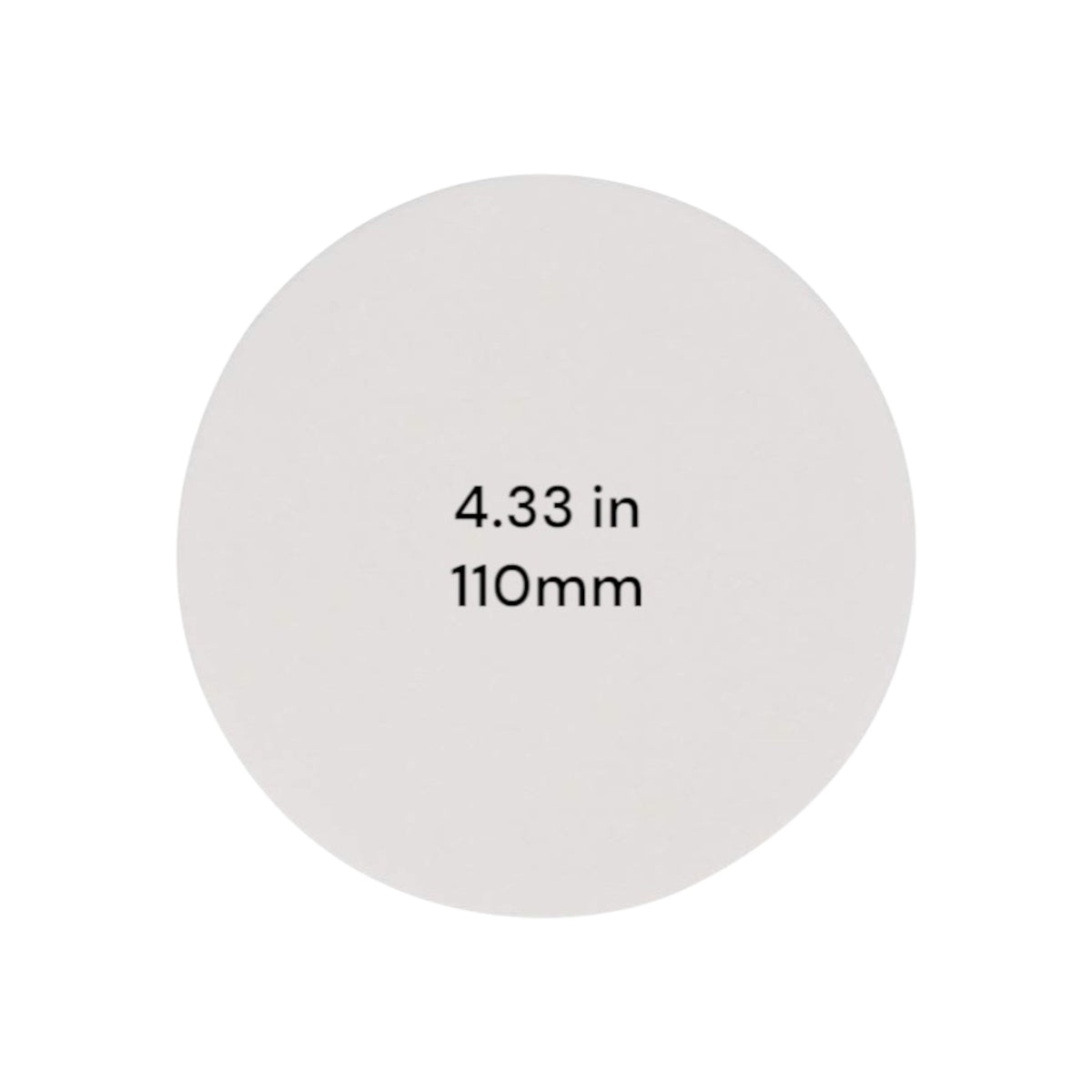 Filter Paper, Quantitative, 110mm, Medium Speed, Pack of 100